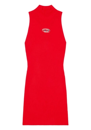 Diesel M-Onervax mock-neck dress - Red