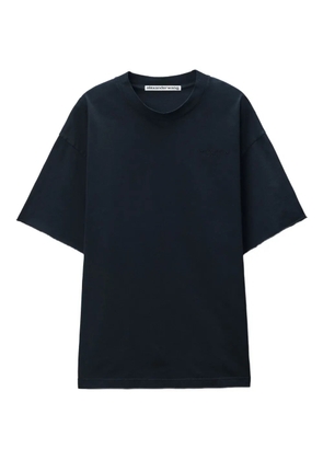 Alexander Wang logo cotton T-shirt - Black