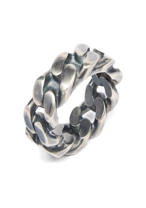 MM6 Maison Margiela curb-chain ring - Silver