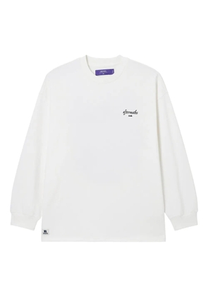 aftermaths embroidered sweatshirt - Neutrals