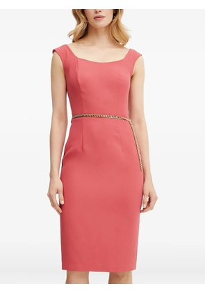 MARCIANO by GUESS Vittoria square-neck chain midi dress - Pink