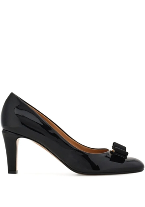 Ferragamo 70mm Vara bow-detail pumps - Black