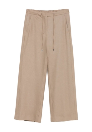 'S Max Mara drawstring-waist trousers - Brown