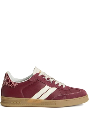 Woolrich leather sneakers - Red