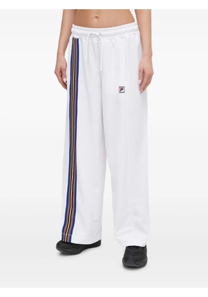 Fila stripe trousers - White
