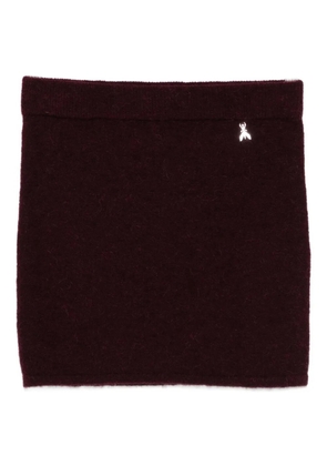 Patrizia Pepe knitted mini skirt - Purple