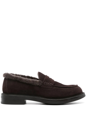 Doucal's suede loafers - Brown