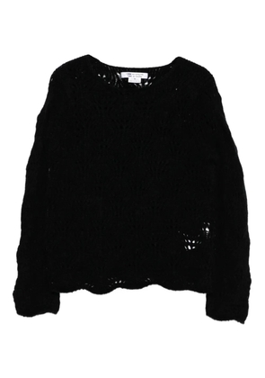 Comme Des Garçons Comme Des Garçons knitted top - Black