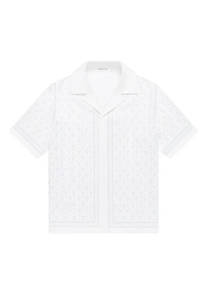 Manière De Voir Eiffel-monogram shirt - White