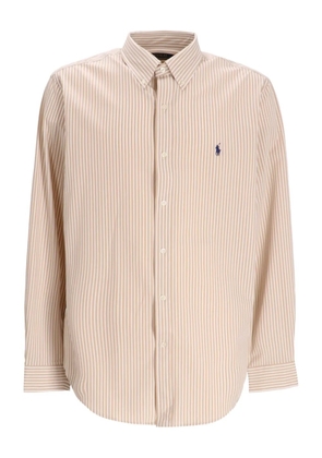 Polo Ralph Lauren striped-pattern cotton shirt - Neutrals