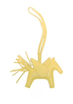 Hermès Pre-Owned Rodeo PM pegasus tasselled key charm - Yellow