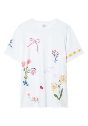 PS Paul Smith graphic-detail T-shirt - White
