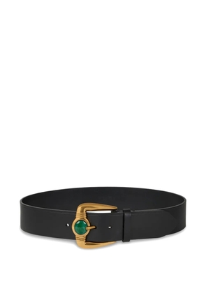 ETRO stone-buckle leather belt - Black