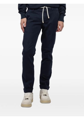 Mason's drawstring-fastening trousers - Blue