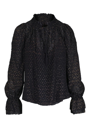 Veronica Beard Maxime ruffled-detail blouse - Black