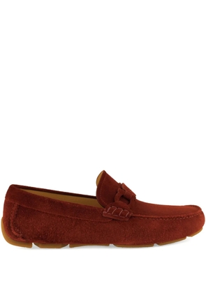 Ferragamo Gancini loafers - Red