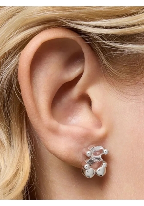 TOUS bear-shaped crystal earrings - Silver
