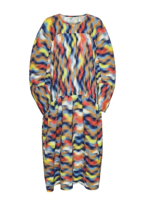 Henrik Vibskov Wavy Cubes dress - Blue