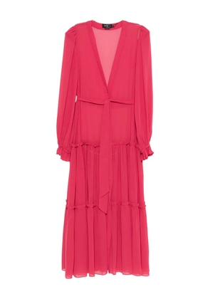 PatBO belted ruffled robe - Pink