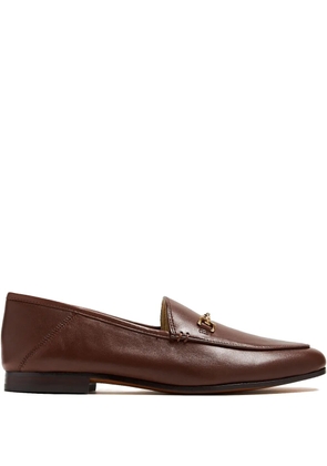Sam Edelman chain-detail leather loafers - Brown