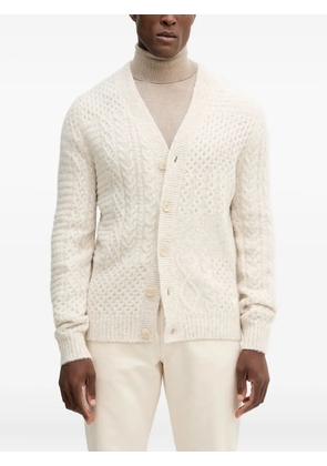 GUESS USA cable-knit buttoned cardigan - Neutrals