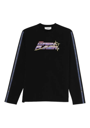 Coperni logo-print long-sleeve t-shirt - Black