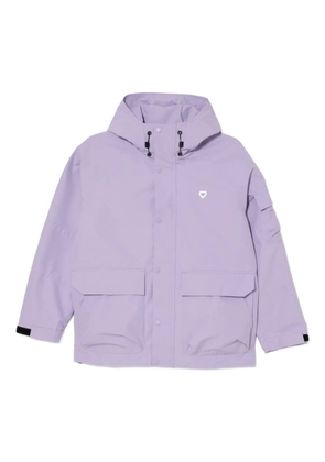 CHOCOOLATE logo-embossed jacket - Purple