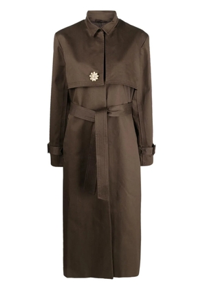 DESTREE Rudolf belted trench coat - Brown
