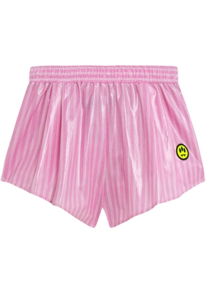 BARROW striped shorts - Pink