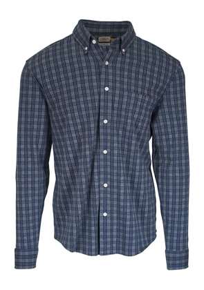FAHERTY button-down checked shirt - Blue