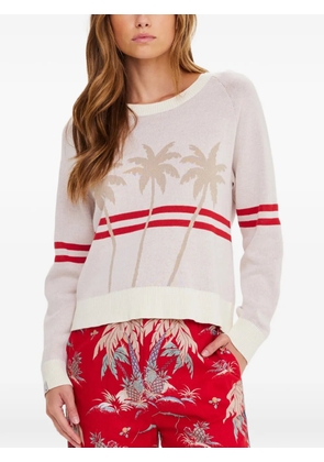 The Upside Palma palm-tree sweater - Neutrals