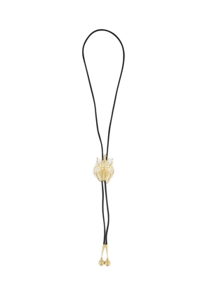 La DoubleJ scarab-motif cow tie necklace - Gold