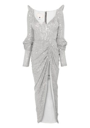 MITILIANE COUTURE sequinned gown - Grey
