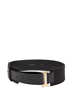 Victoria Beckham logo-buckle belt - Black