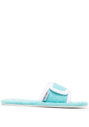 Senso Iris towelling slides - Blue