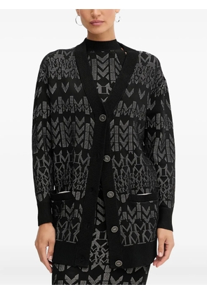 GUESS USA x Marciano logo-patterned cardigan - Black