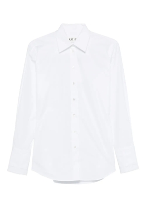 Róhe polo-collar shirt - White