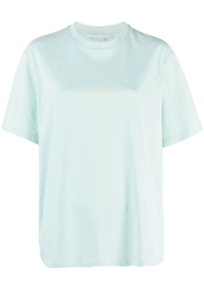 Stella McCartney logo-print cotton T-shirt - Green