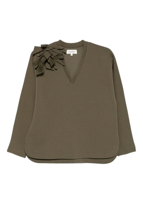 PSOPHIA bow-appliqué T-shirt - Green