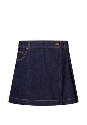 House of Sunny Pleat mini skirt - Blue