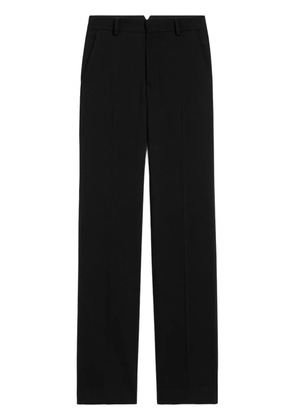 AMI Paris Contrasted straight-leg trousers - Black