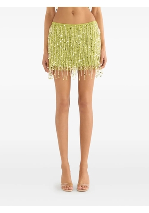 Asta Resort Yasmin beaded mini skirt - Green