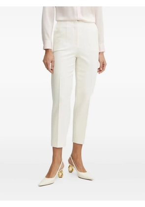 BOSS pleated-front trousers - White