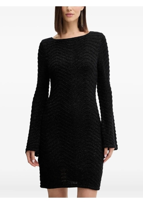 GUESS USA long-sleeve mini dress - Black
