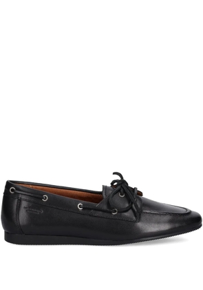 VAGABOND Hillary lace-up boat shoes - Black