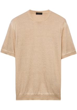 Prada cashmere T-shirt - Neutrals