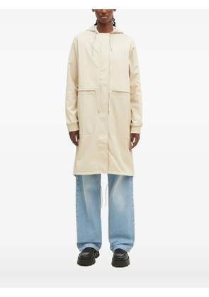 Rains String drawstring hooded parka - Neutrals