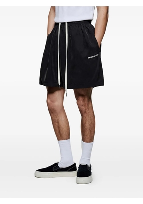 MKI Miyuki Zoku sandwash drawstring shorts - Black