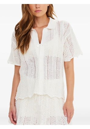 The Upside Agni Amayah knit-buttoned shirt - Neutrals