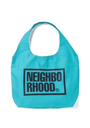 Neighborhood ID cotton tote bag - Blue